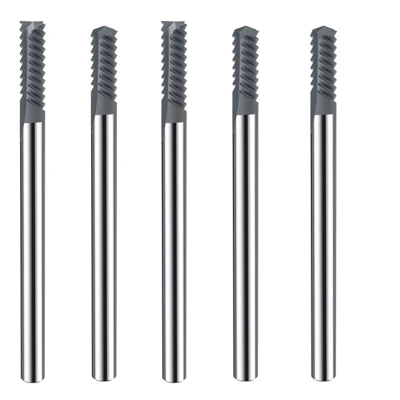 Diamond coated thread milling cutter, applied to large graphite electrodes