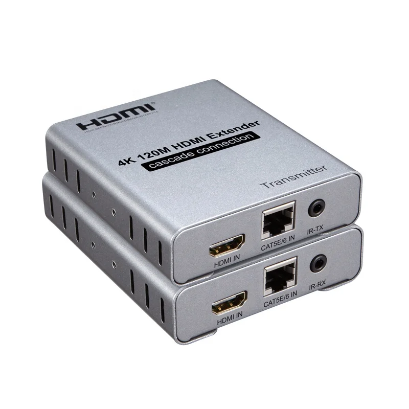 Xput HDMI 1.4 HDMI Extender Ethernet Transmitter Receiver 120M Over TCP/IP Cat5e/6 4K 30Hz