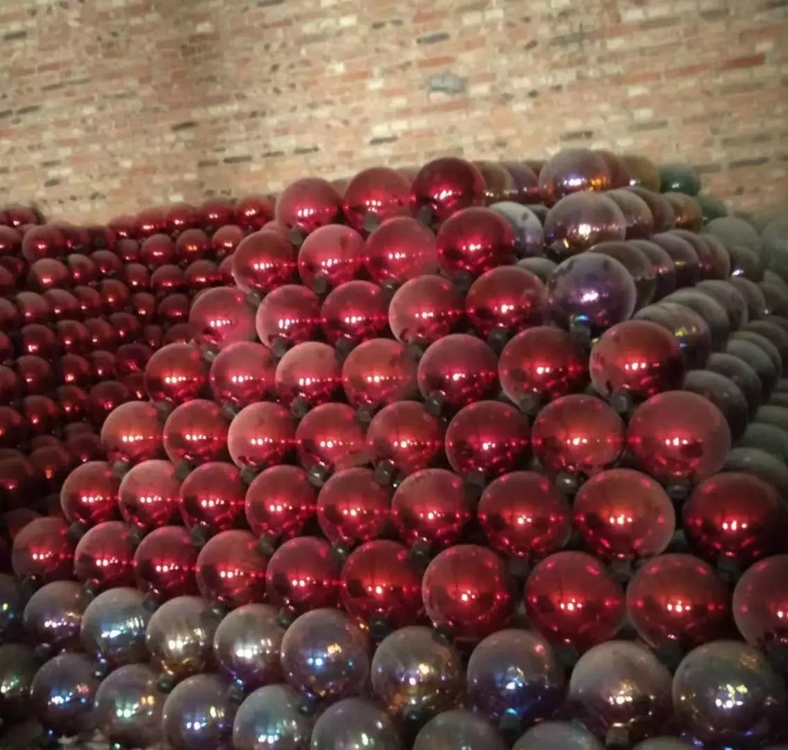 Blue Mirrored Surface 10 inch for Yard Glass Ornament Garden Gazing Globe Ball