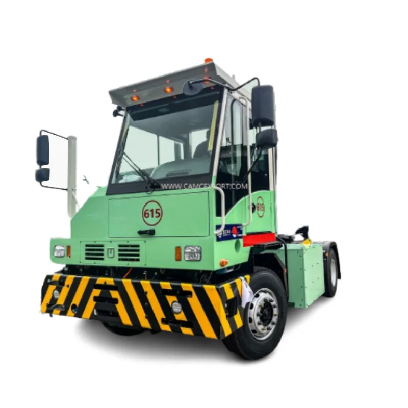 Chinese producter Specialised trucks for short-dock transport ev 4x2 dock truck tractor head truck