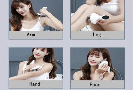 2024 Electric Heat Massage Scalp Comb Massager Portable Handheld Vibrating Head Massager for Hair Deep Clean Growth
