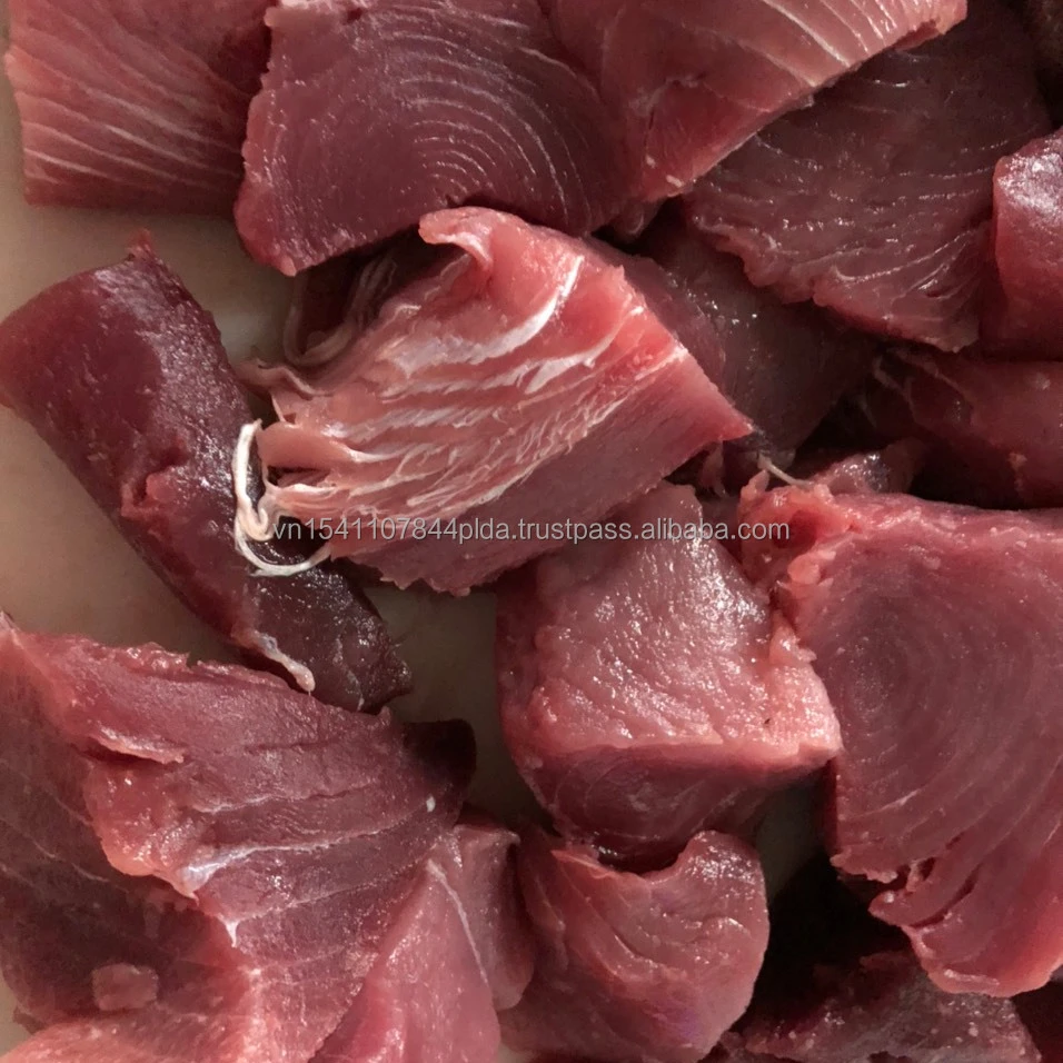 
Best price, Frozen yellow fin Tuna steak no CO ( natutal) ( Hand cutting) 