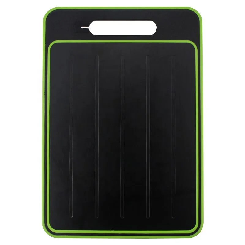 4 in 1 Nonstick Defrosting Cutting Board With Knife Sharpener and garlic press