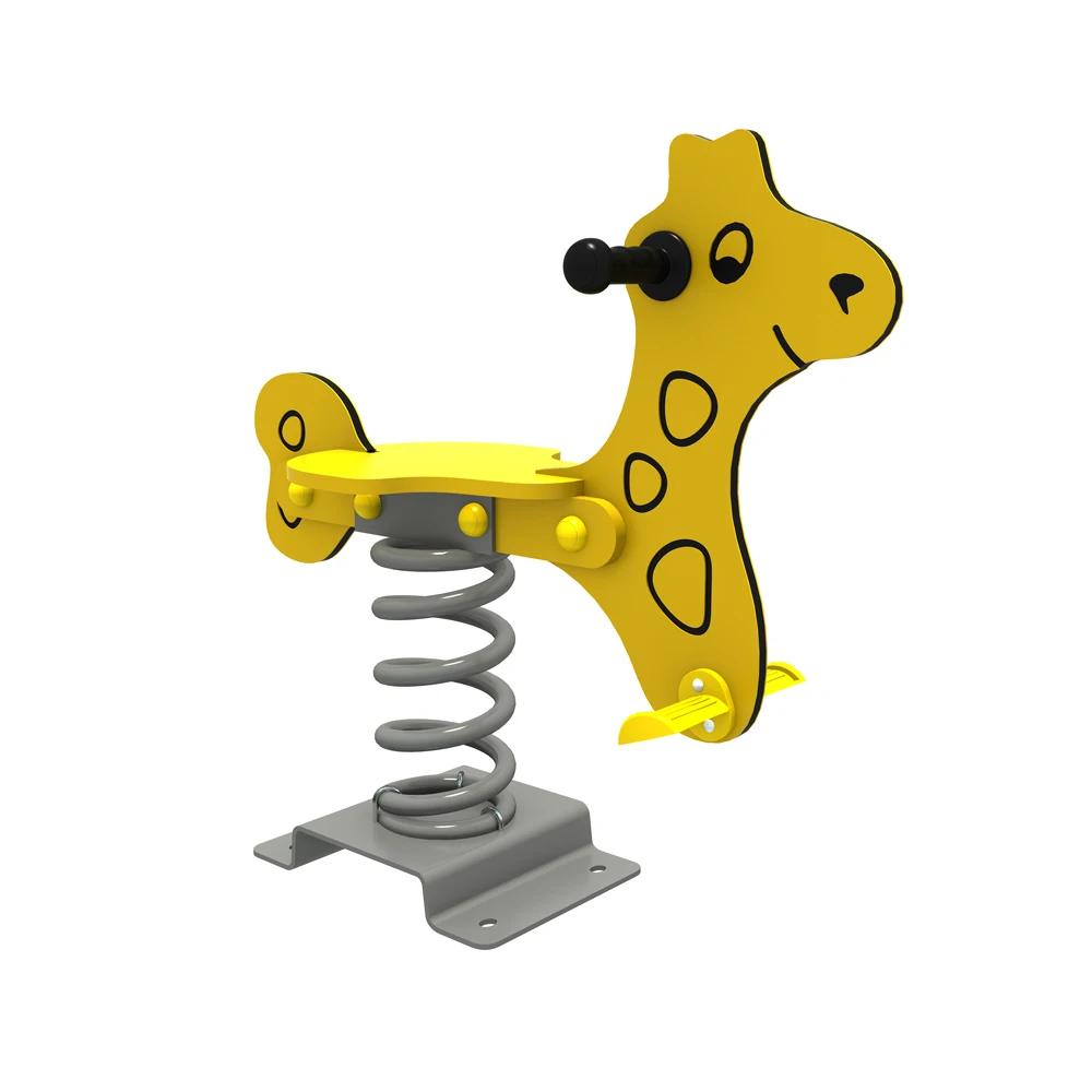 modern kids spring outdoor pe board rocking chair horse playground