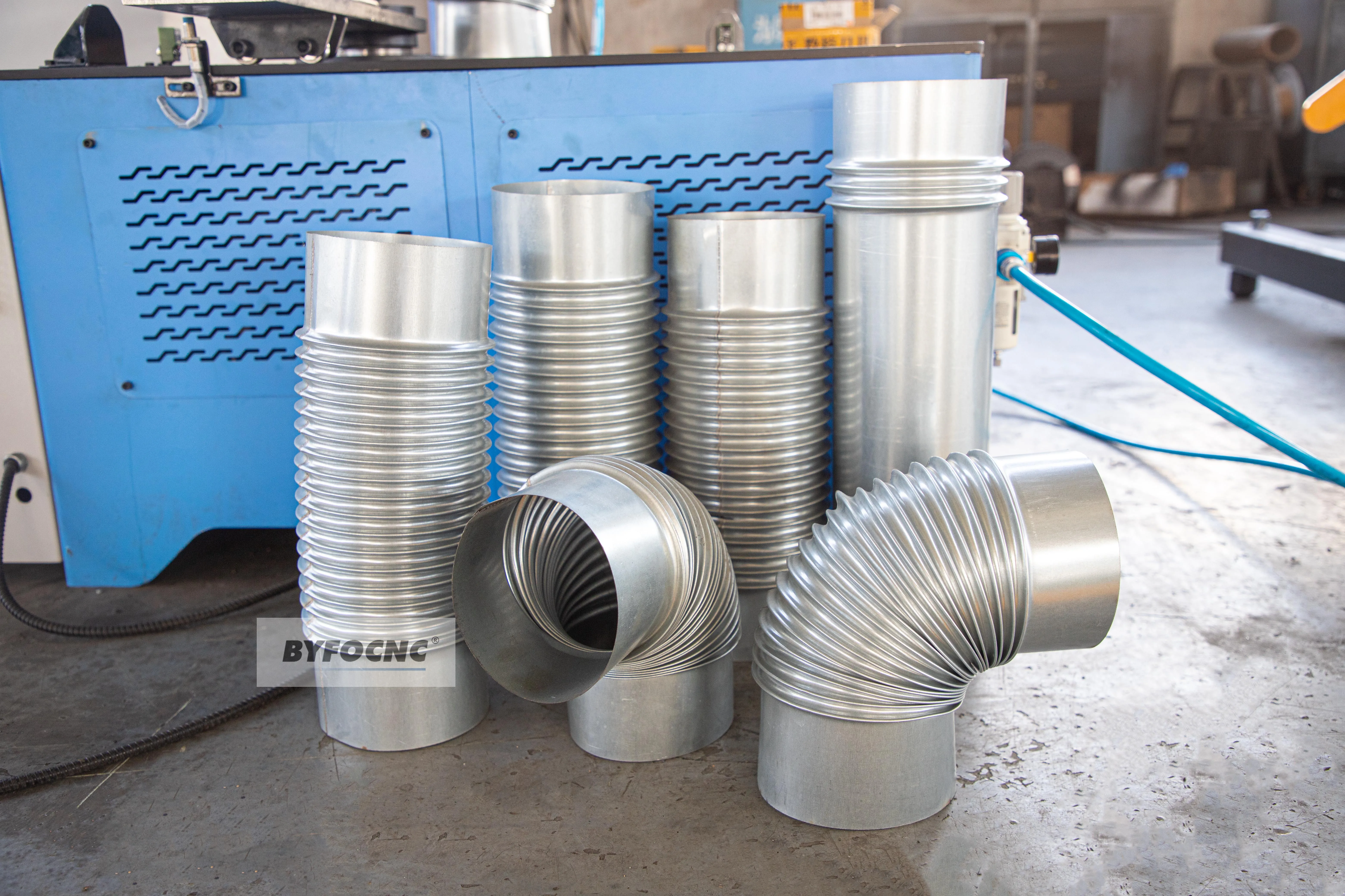 air duct making machine metal cigarette corrugated elbow machine