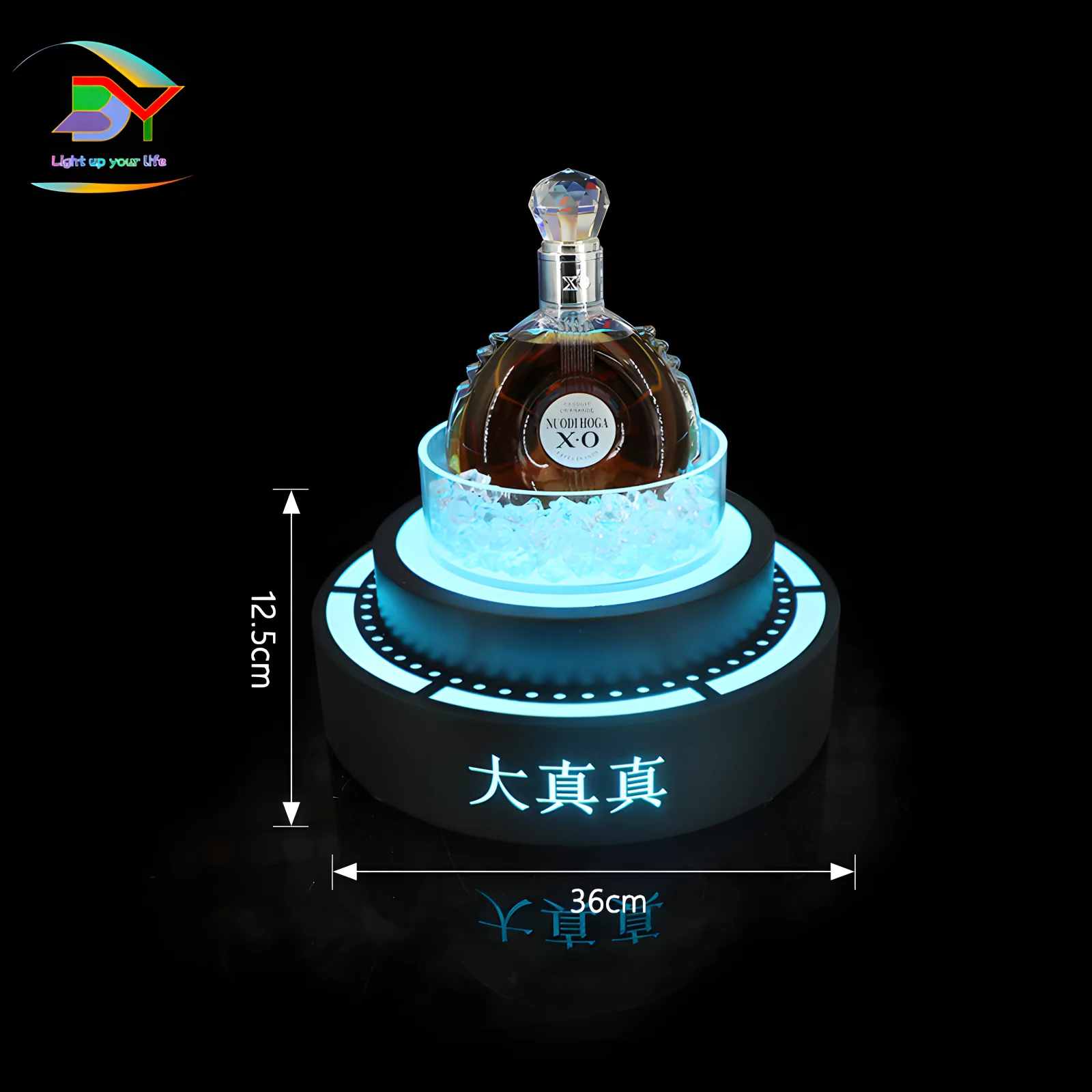 Светящееся винное сиденье для бара KTV поднос вина подставка Красного шампанского креативная лестница