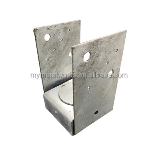 galvanized bolt down post  support