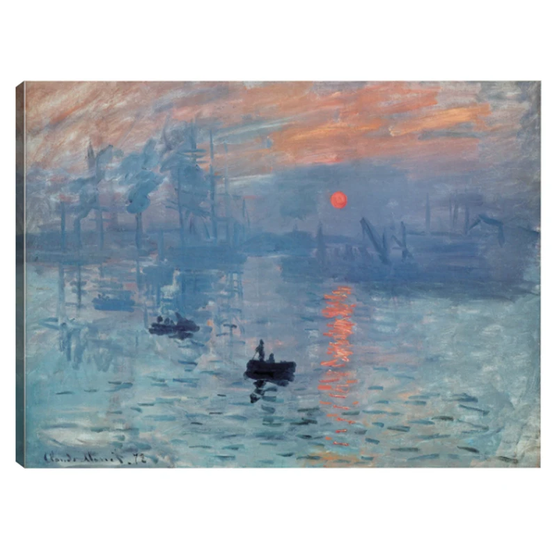 Handmade Abstract Oil Painting On Canvas Sunrise Poster Living Room Decoration Picture For Wall Decor