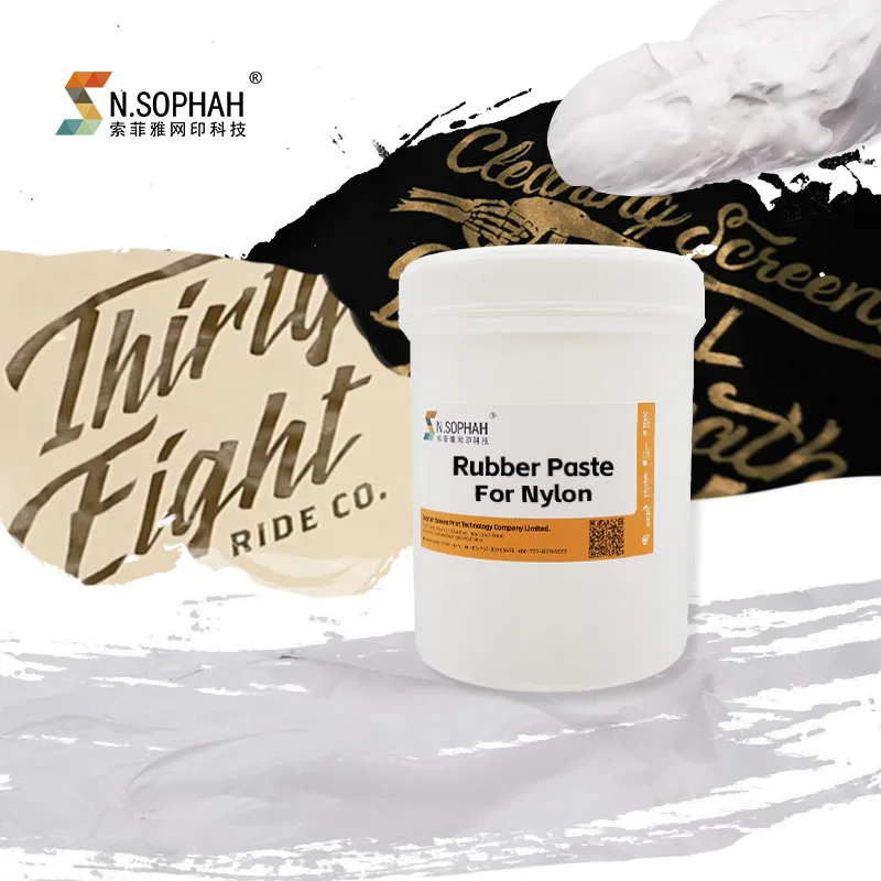 Good Quality High Elasticity High Fastness Nylon Printing Screen Printing Rubber Paste
