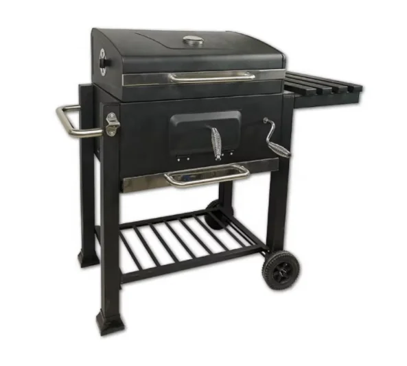 Home use backyard garden charcoal barbecue grill outdoor large bbq stove with temperature trolley BBQ oven