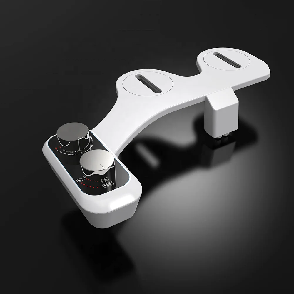 Non Electrical Bidet Dual Nozzle With Self Cleaning bidet Sprayer Feminine And Posterior Wash bidet