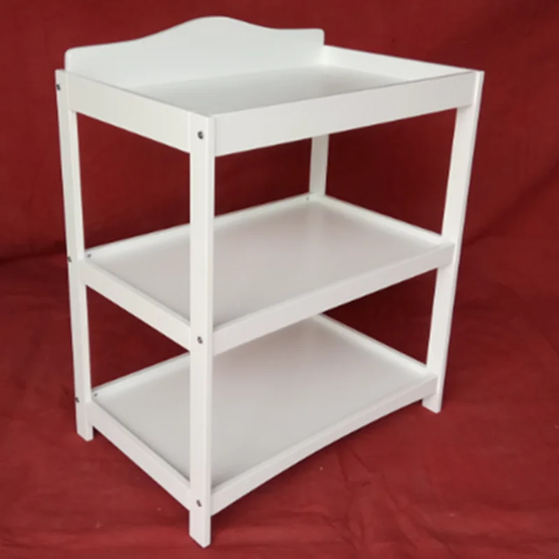 Furniture Baby Storage Cabinet Wooden Changing Table