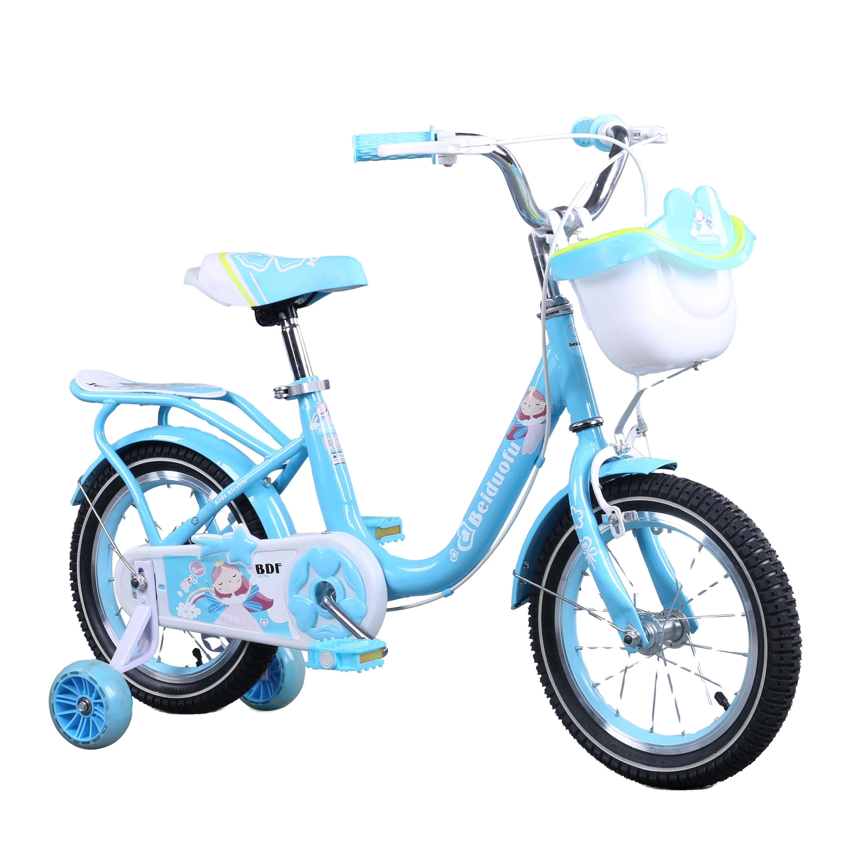Лидер продаж 2024 14-дюймовый велосипед BMX для мальчиков Односкоростной детский с дисковым тормозом и тормозной линией аксессуары мини-моделей