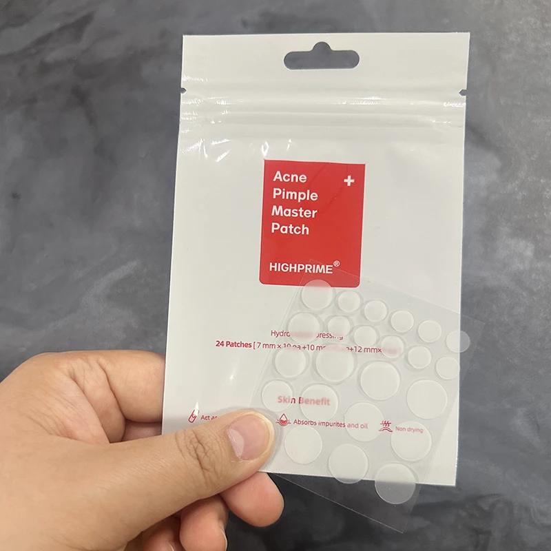 Quick & Easy Blemish, Zit, Spot Treatment Patch Intensive Oval-Shaped Hydrocolloid Pimple Patch with Tea Tree Oil