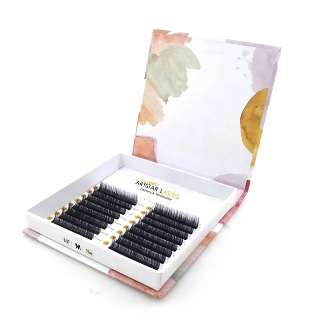 
Artstar Lashes Private Label Silk Classic Volume Individual Color Eyelash Extension Wholesale Lashes Eye Lash Extensions 