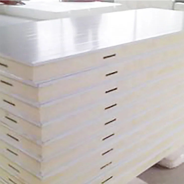Cold room panel with rigid polyurethane foam, PU sandwich panel, Polyurethane foam sandwich panel