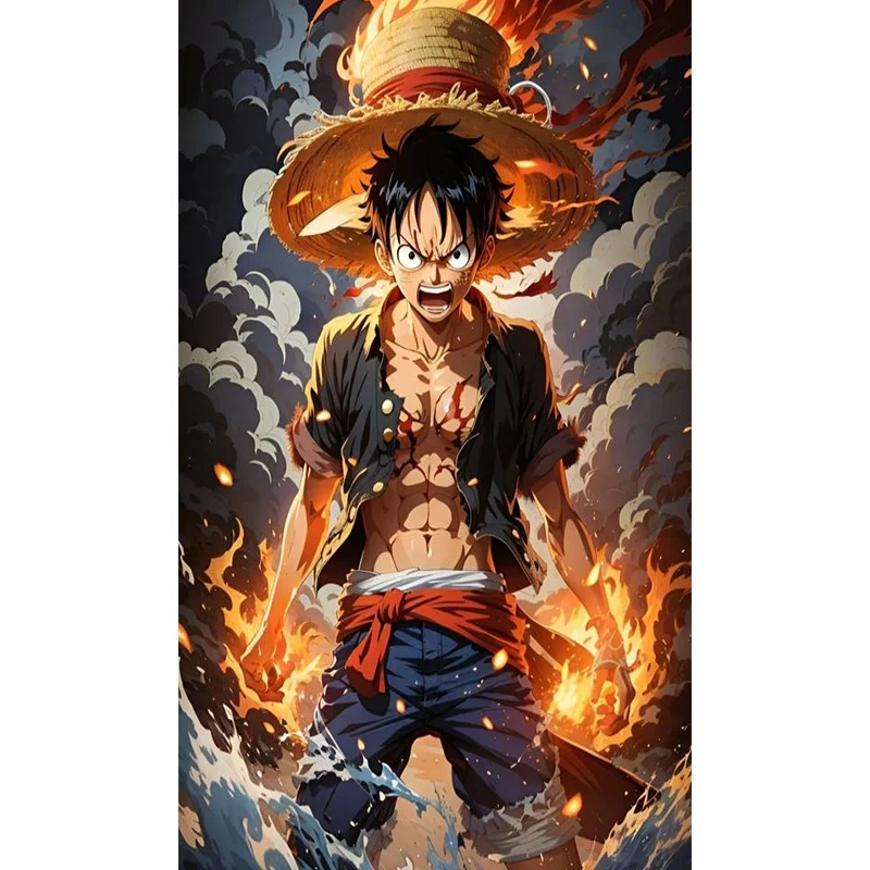 2024 New Arrival anime poster designs hot market new designs lenticular poster with frame