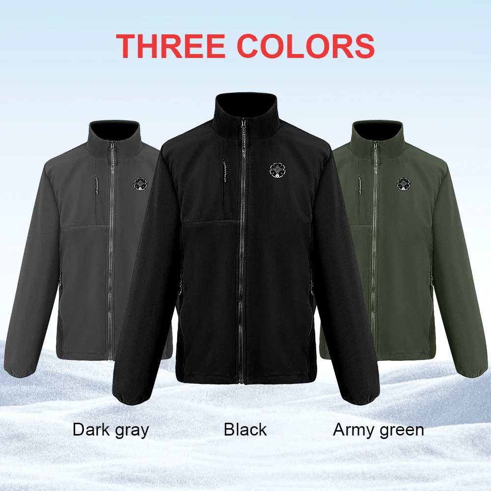 Custom Logo Usb C Electric Fleece Hoodie Blanket Workwear Jacket Mans Self Heating Tactical Jacket Clothing