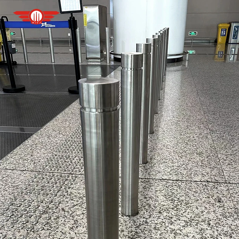 Traffic Barrier Parking Steel Stainless Bollard Public Barrier Warning Sign Bollard