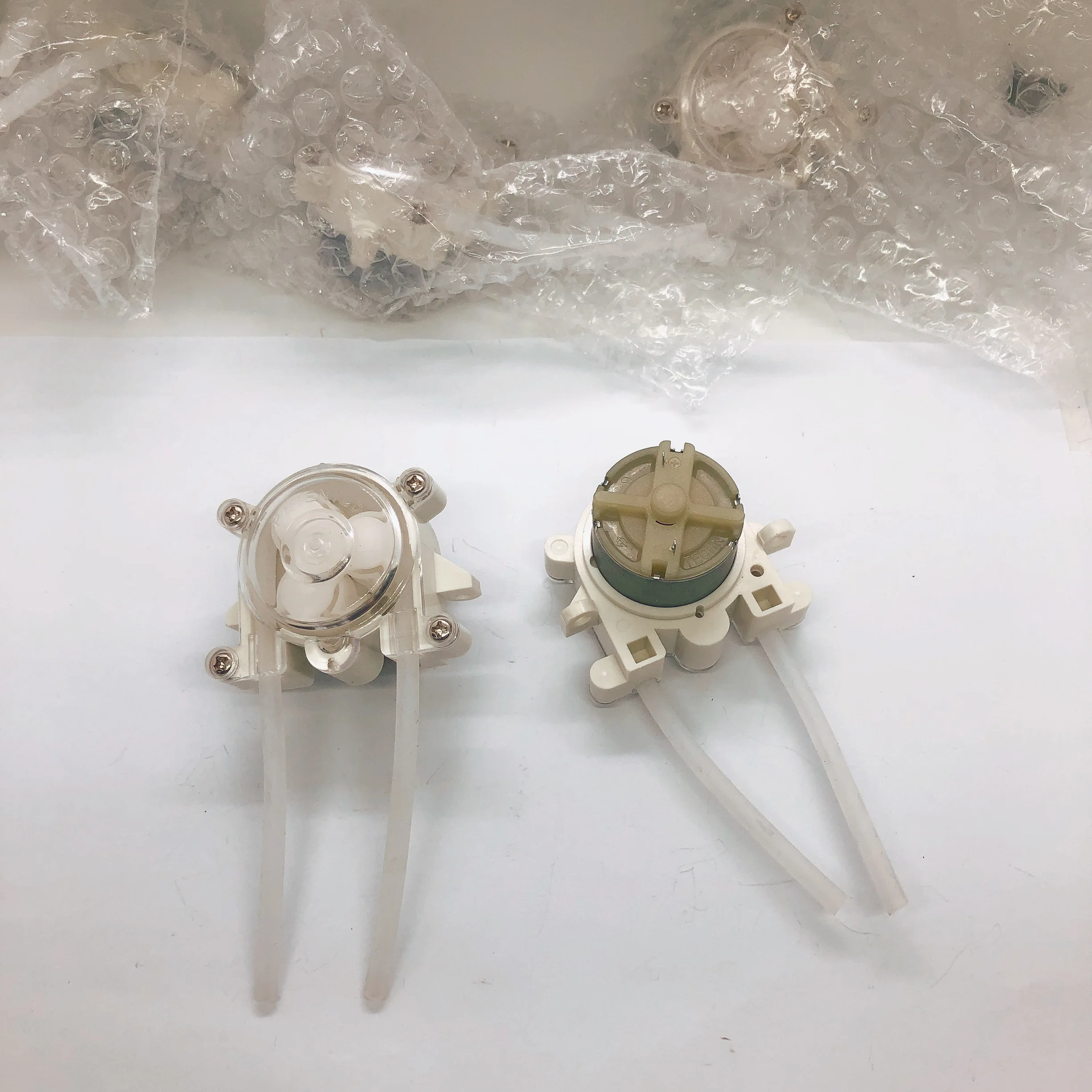 Миниатюрный дозирующий насос постоянного тока 6 в, перистальтическая дозирующая головка для аквариума, лабораторной аналитической воды с водяной трубкой, Перистальтический Насос