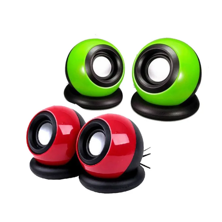 D-008 Computer Speaker Magic Ball Home Mini Speaker Mini Wired Desktop Speaker
