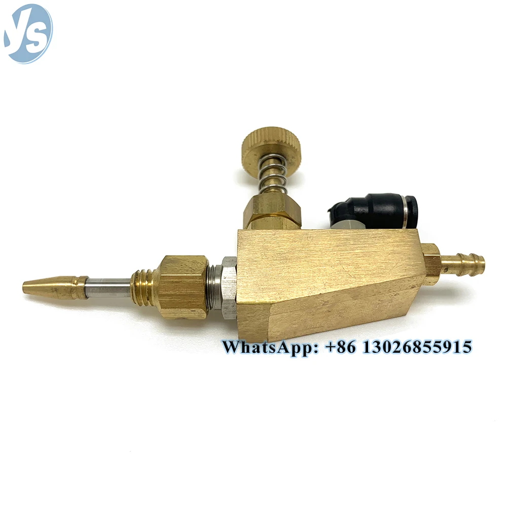 Micron Mist Siphon Round Spray Air Atomizing Nozzle, Customized Small Flow Rate Full Cone Air Misting Nozzle, Narrow Angle