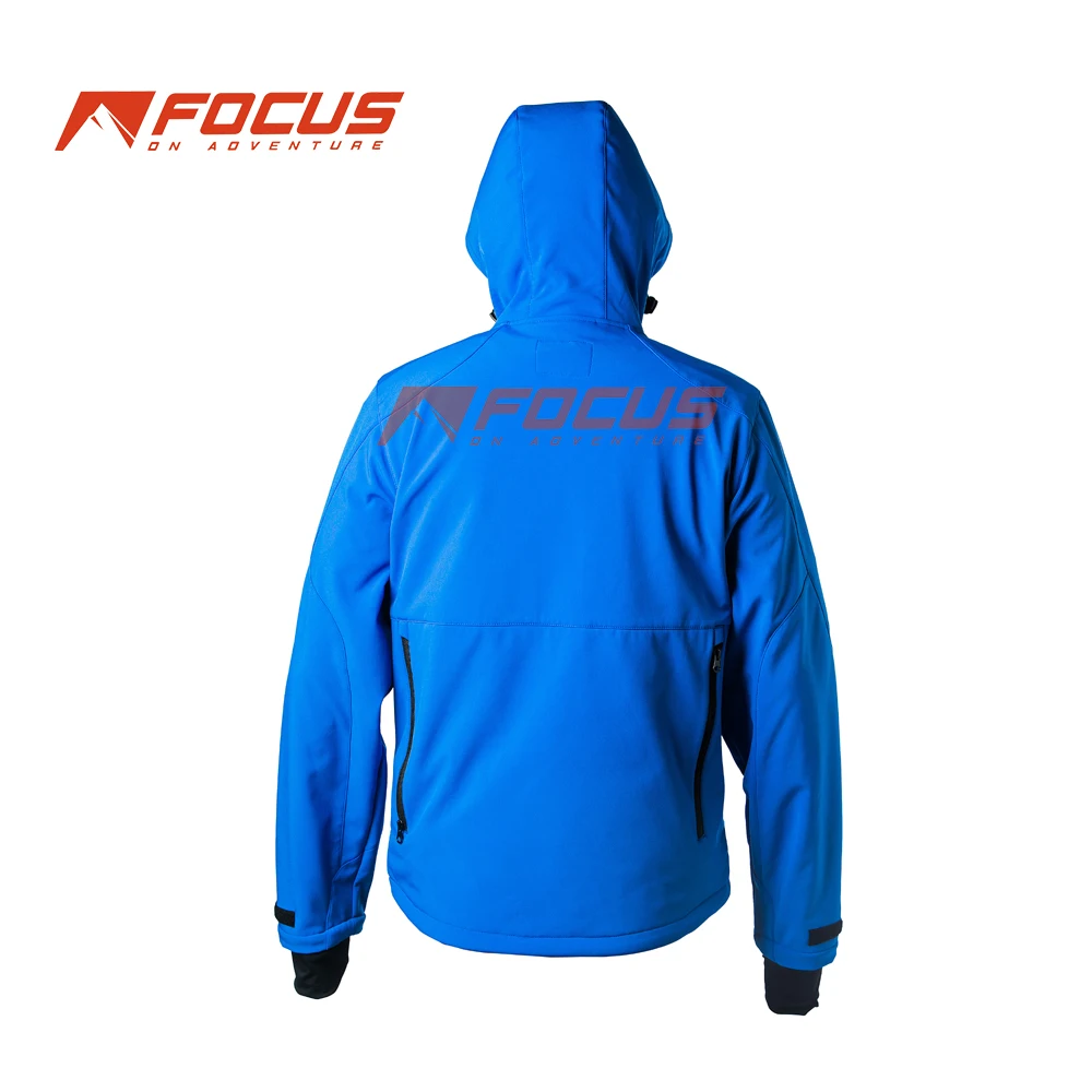 Custom Outdoor Polar Fleece Softshell Jacket Waterproof Breathable Winter Men Jacket For Hiking Cycling Mountaineering Camping