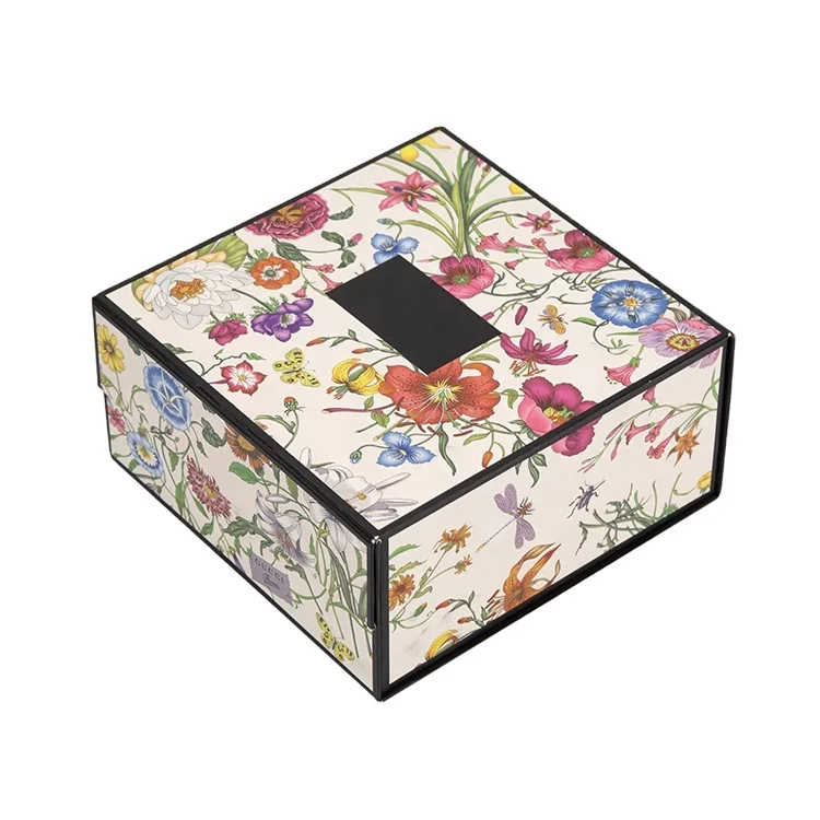 Colorful Paperboard Folding Jewelry Box Handbag Custom Magnetic Jewelry Packaging Box Quality Purse Paper Folding Gift Box
