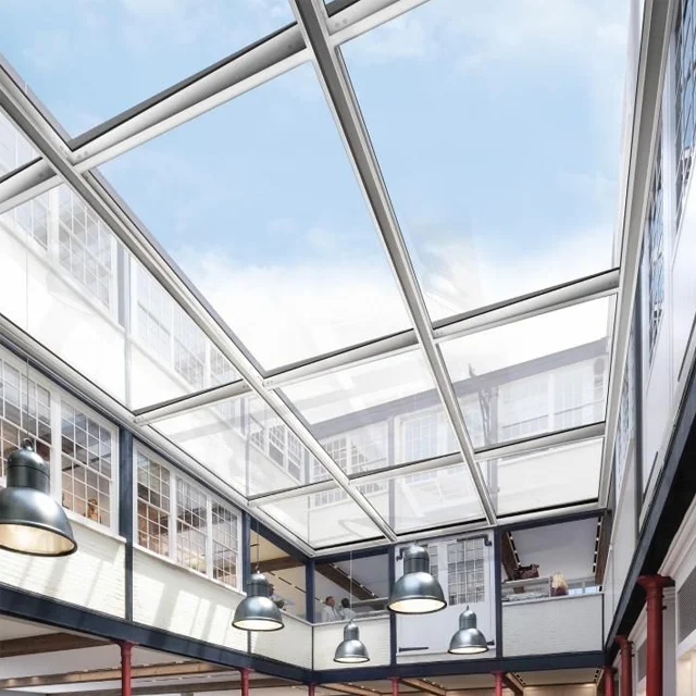 
HEWEI Energy Saving Smart Sun Shading thermal insulated glass tempered glass Building Glass 