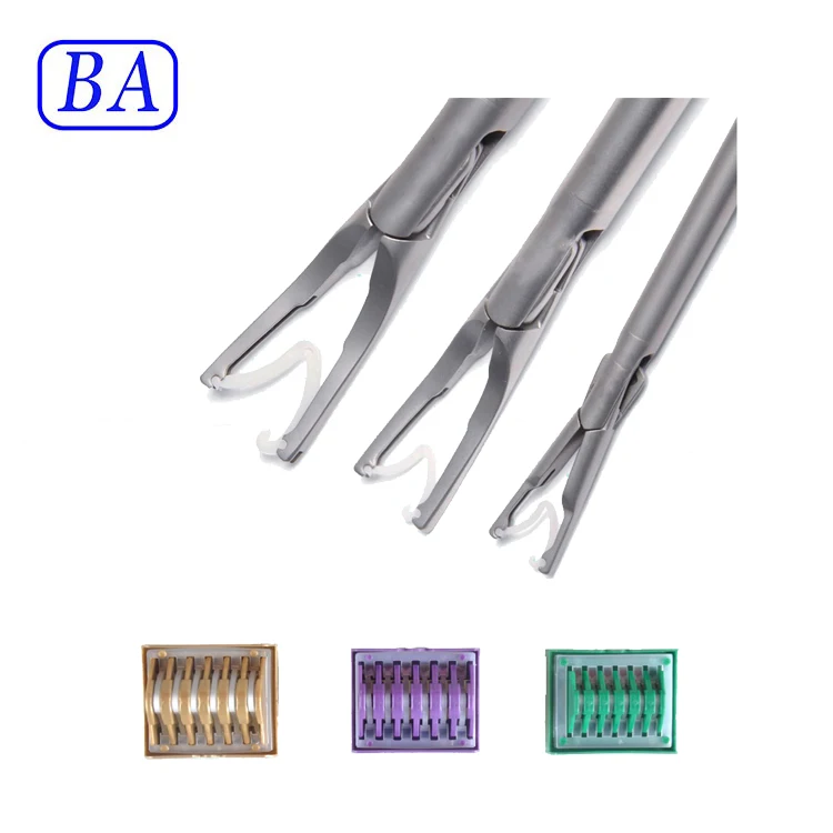 Хирургический аппликатор и полимерные лигирующие зажимы для лапароскопии