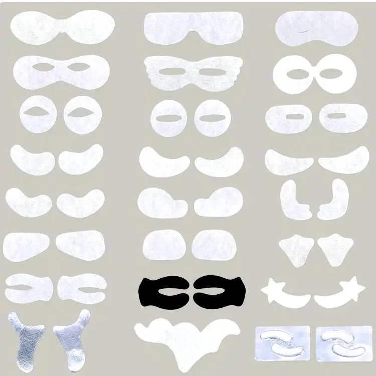 Hot sales Plant cotton Disposable Eye Paper Cloth Non Woven Eye patch for skin care