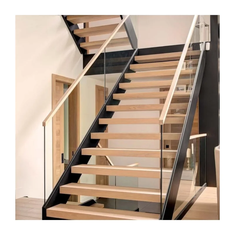 CBMmart aluminum stair white wood oak led luxury staircase step vinyl covering lift trolley stage platform wheelchair stretcher