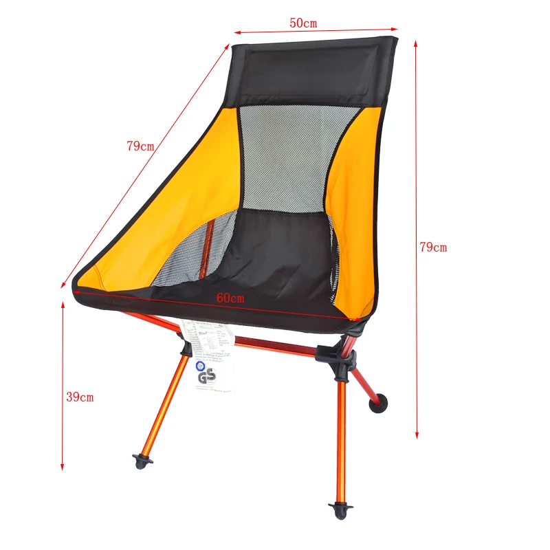 Camping Chair Black Camping Chair Light Weight High Back ldil Champing Chair