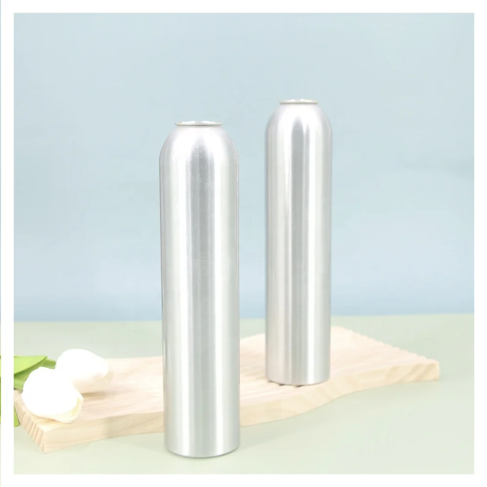 Wholesale Refillable Compressed Air Empty Metal Can Aluminum Oxygen Aerosol Spray Bottle