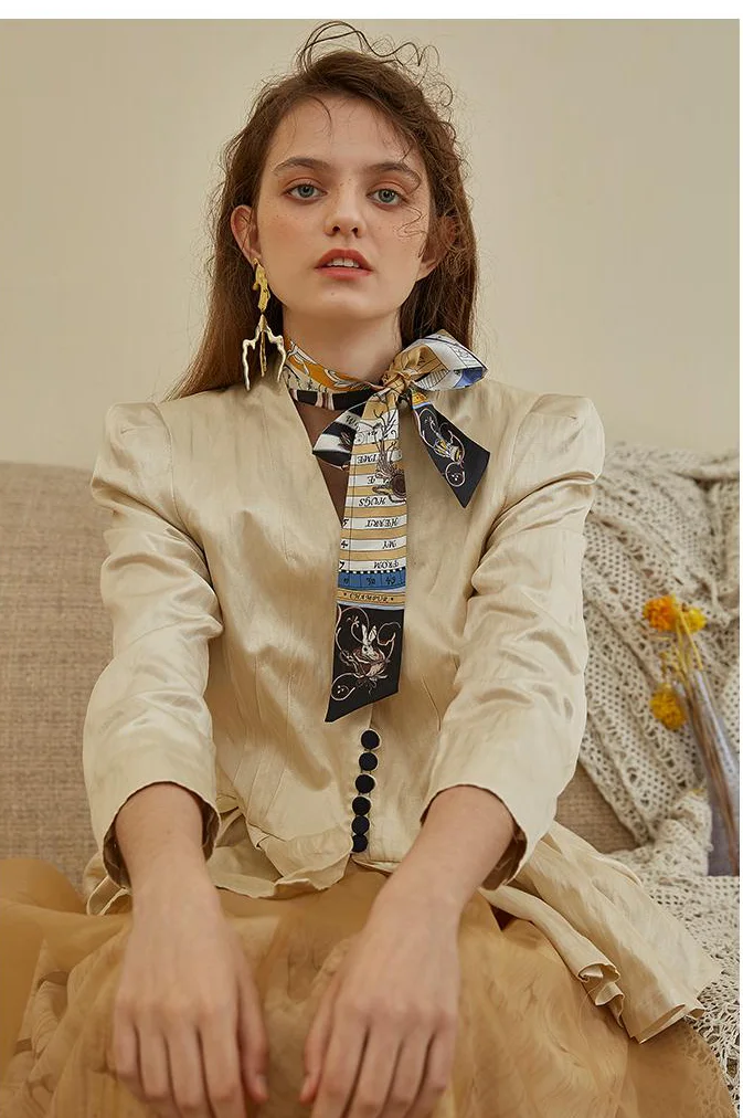 2021 Оригинальный oem Китайский шелковый галстук тутового шелкопряда длинный декоративный Шелковый шарф