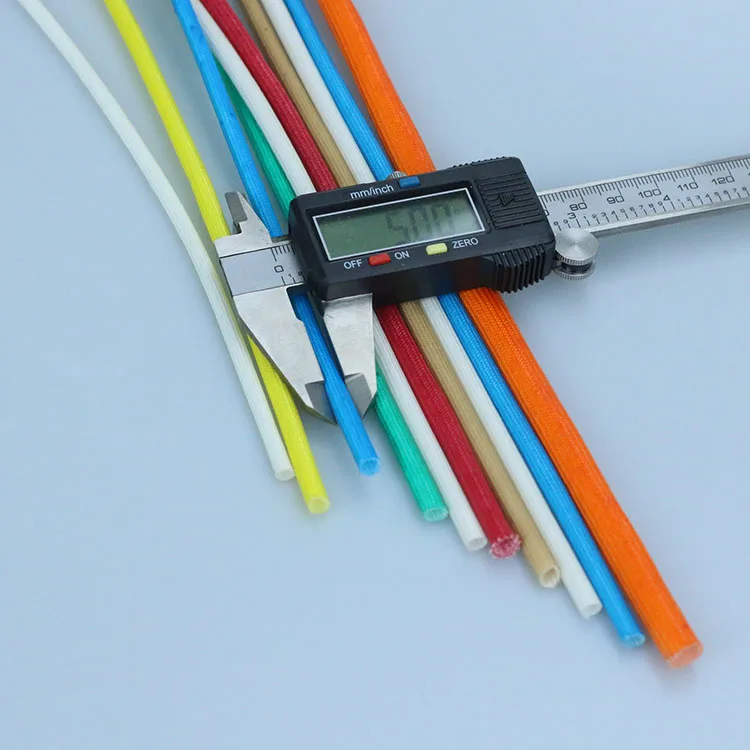 Acrylic Coated Resin Fiberglass Sleeves Electric Motor Insulating Material Fiberglass Sleeves