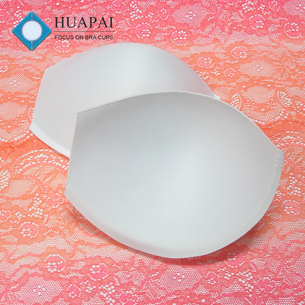 women bra accessories bra cup manufactures molded thin sponge bra cup with brim