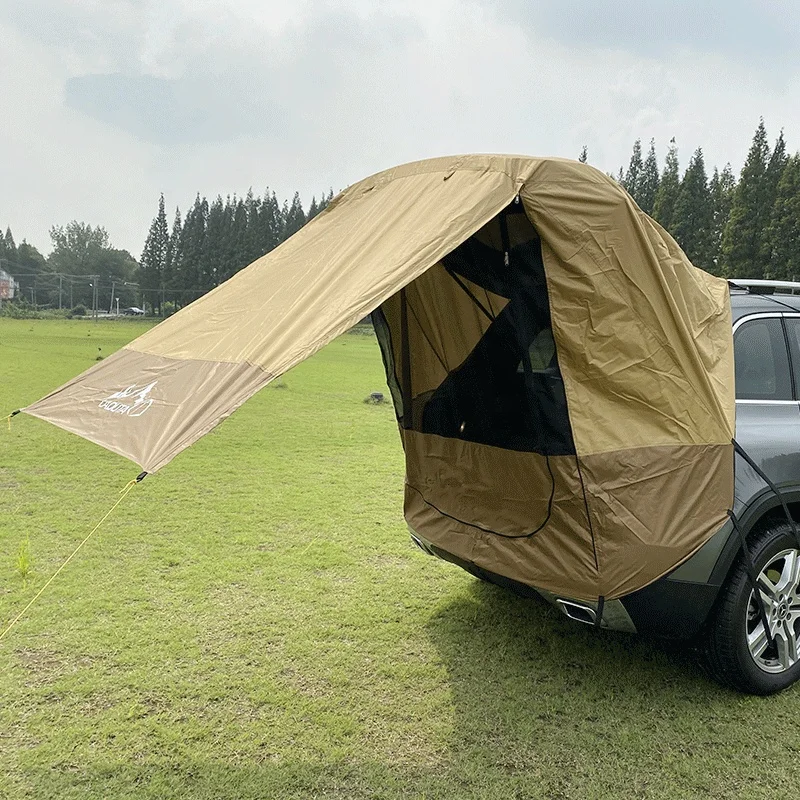 Glamping SUV Car Awning Rear Tent Tail Shade for Travelling and Camping