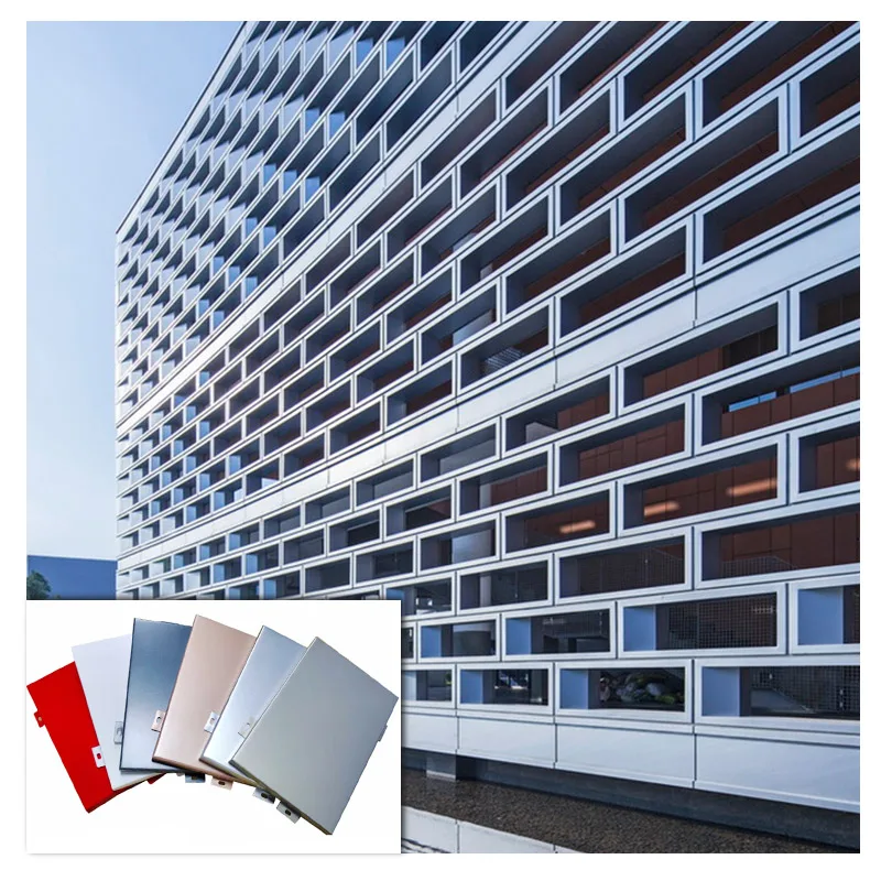 Алюминиевые стеновые панели для занавесок, алюминиевые профили для декоративных металлических занавесок, перфорированные наружные стены зданий