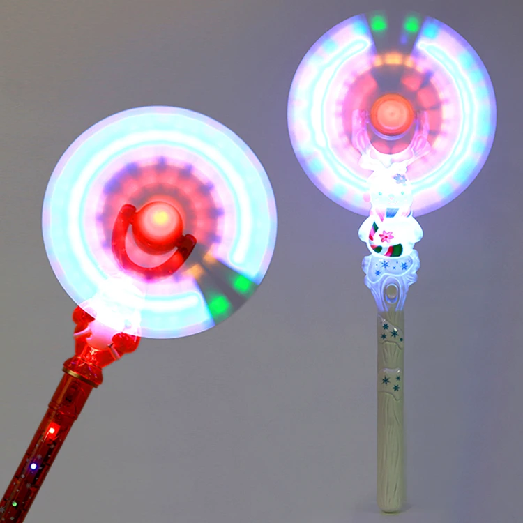 Led Light Rotating Windmill Colorful Lights 360 Degrees Rotating Light Christmas  Santa Flashing LED Musical  Spinning Windmill