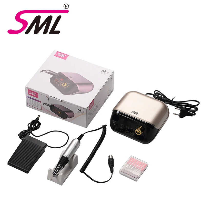 SML 35000rpm Electric Nail Drill Polisher Mini Manicure Machine Nail Drill Multifunction