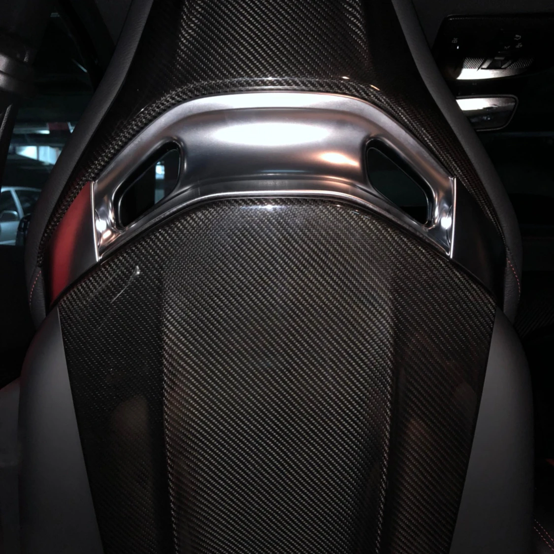 Чехлы для спинки сидений из углеродного волокна Mercedes Benz Amg A45 Cla45 Gla45 Gt 4 pic