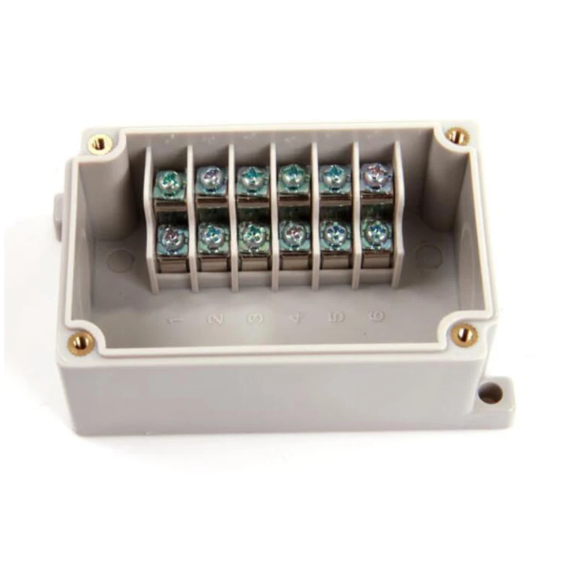Saip Saipwell DS-PG-6P  75*80*43 mm IP66 Waterproof Electric Terminal Junction Enclosure With Connection Copper Bar