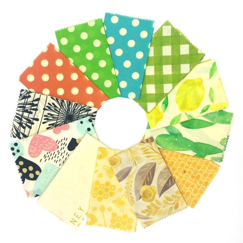LFGB Certificated Sustainable Fabric Beeswax Food Wrap