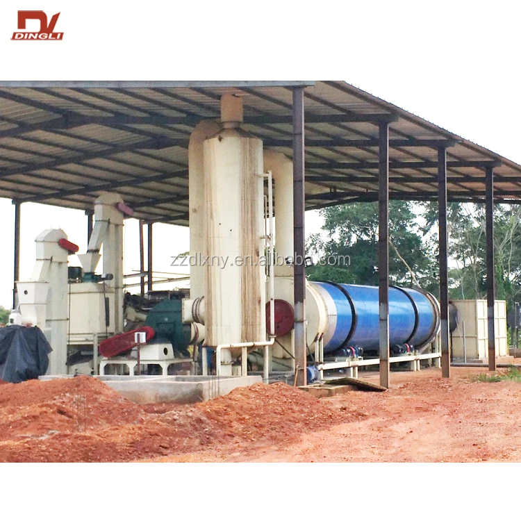 Low Noise Paddle Shaft Animal Dung Manure Rotary Drying Machine for Export