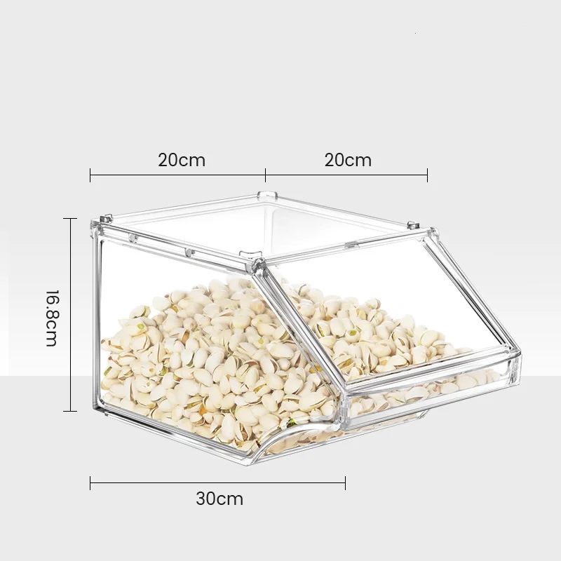 High Quality Bulk Food Container Plastic Pick And Mix Acrylic Candy Box Bin Food Display Storage Boxes