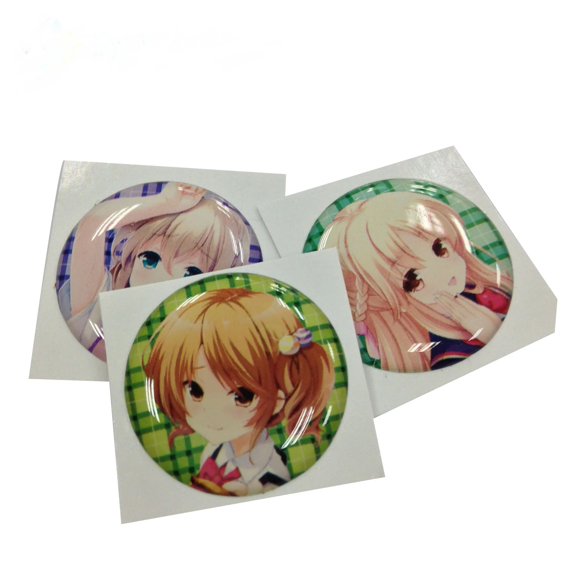 High Quality Custom Labels Printing Customized Clear Gel Logo Sticker 3d Soft Epoxy Resin Domed Stickers