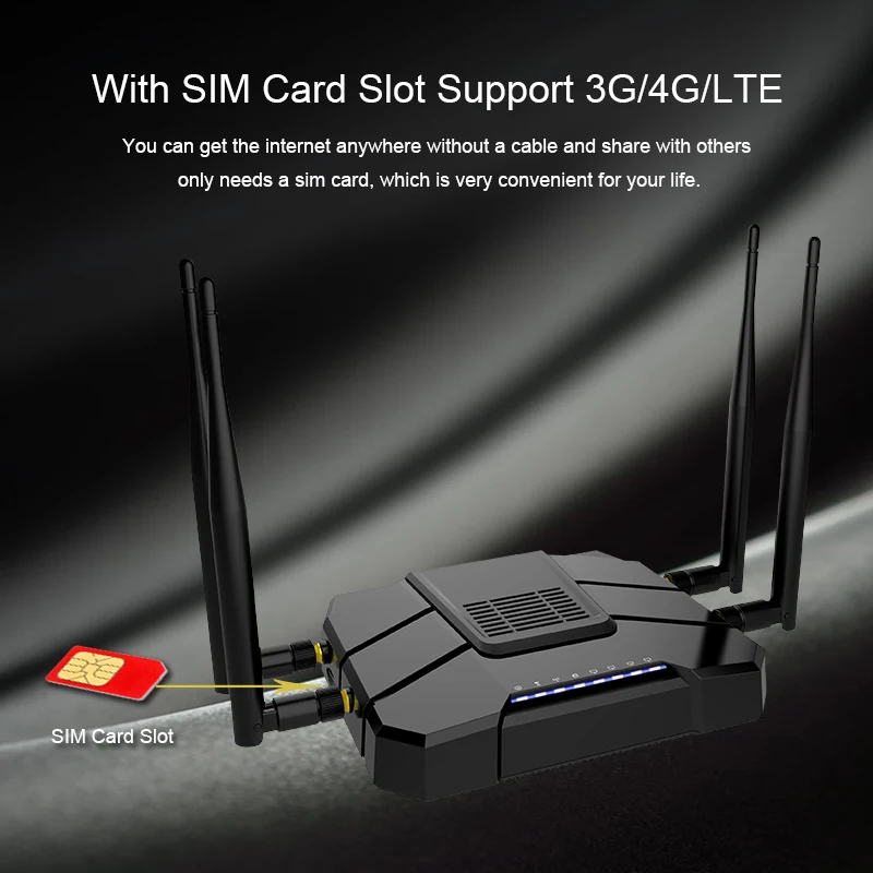 Quad Core ODM OEM Unlock Modem SIM Card Mobile Dualband WiFi Device WiFi Hotspot 4g lte Router