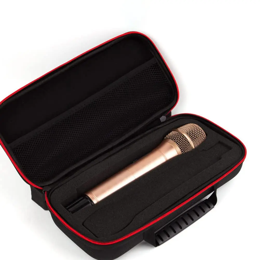 EVA custom Waterproof Dual Mic Bag Wireless Microphone Case Protective Carrying Storage Bag for Wireless Microphones