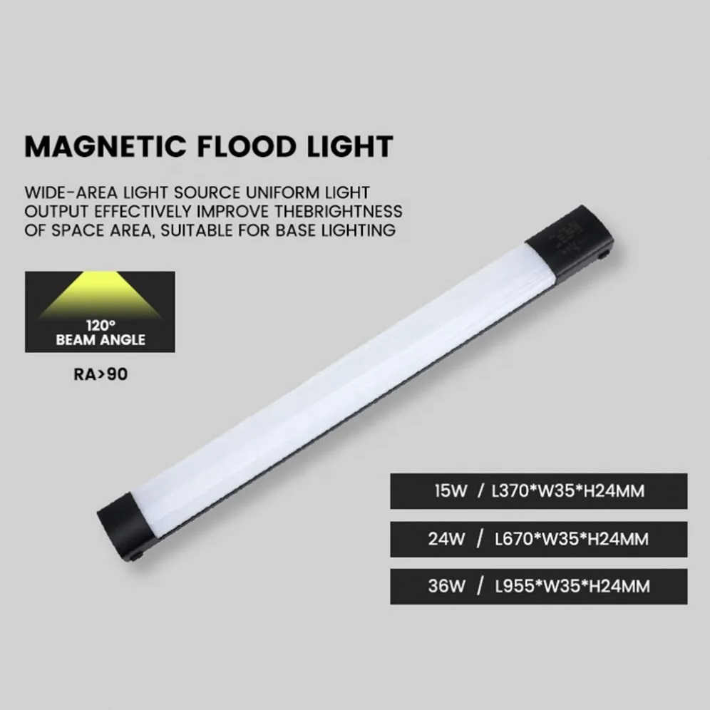 Magnetic Smart Zigbee Tuya Round Magnetic Led Linear Track Led Track Spot Light For Office Supermarket Gym
